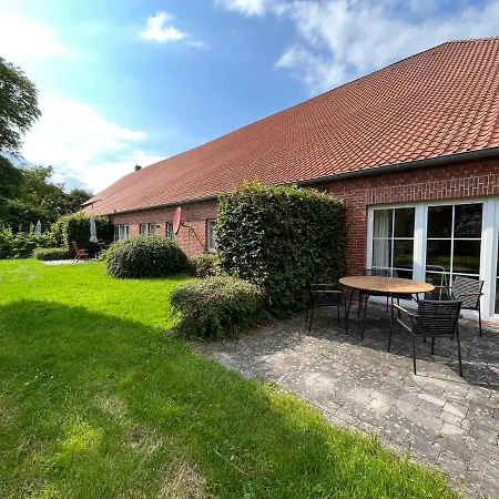Ferienwohnung II Im Idyllischen Gulfhof Krummhörn Exterior foto